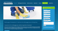 Desktop Screenshot of nettoyage-entreprise.fr